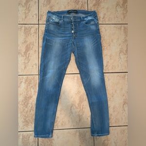 Worn a few times very cute and flattering jeggings Express
